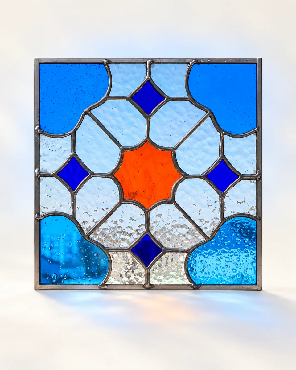 Bleu et orange, mise en scène numérique
